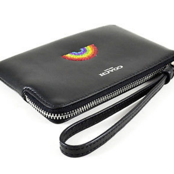 NWT LIMITED EDITION BLACK WRISTLET WITH 🌈 emblem - Picture 3 of 6